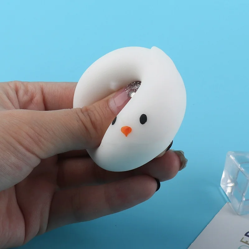 Schattig kinderstress speelgoed melk konijn knijpbal zacht schattig huisdier ontwerp klein cadeau voor kinderen drukregelaar