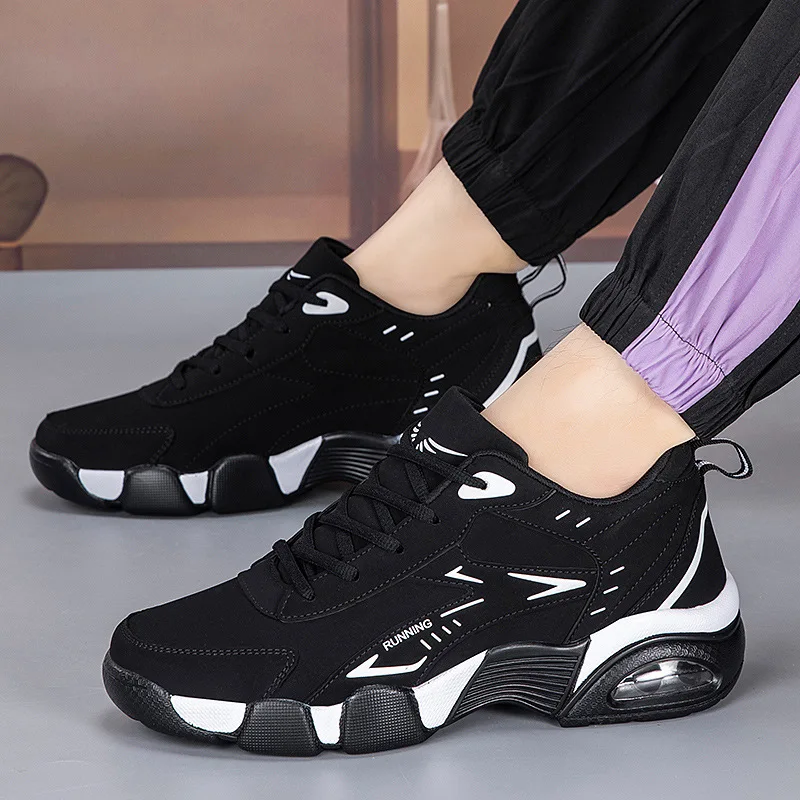 

NEW Air Cushion Running Shoes Men Outdoor Trekking Shoes Lightweight Breathable Sneakers Men Trend Sports Shoes Large Size 39-48