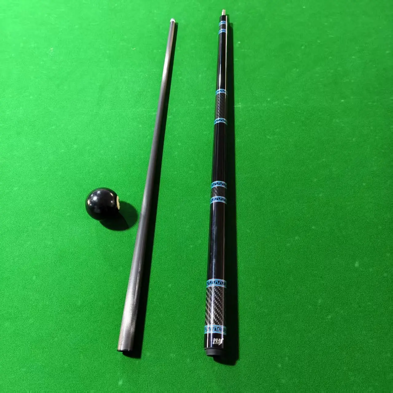 19 oz 58 Inches 1/2 Two-Piece Carbon Fiber Center Joint Punch Jump Pool Cue Shaft Snooker