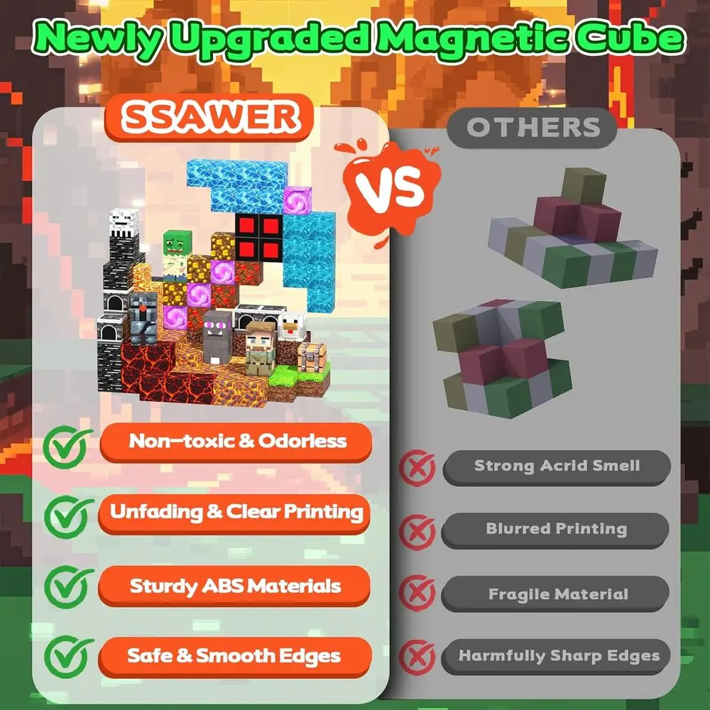 Magnetic Building Blocks - 150-Piece Set for Kids, Ideal Gift for Ages 3-12