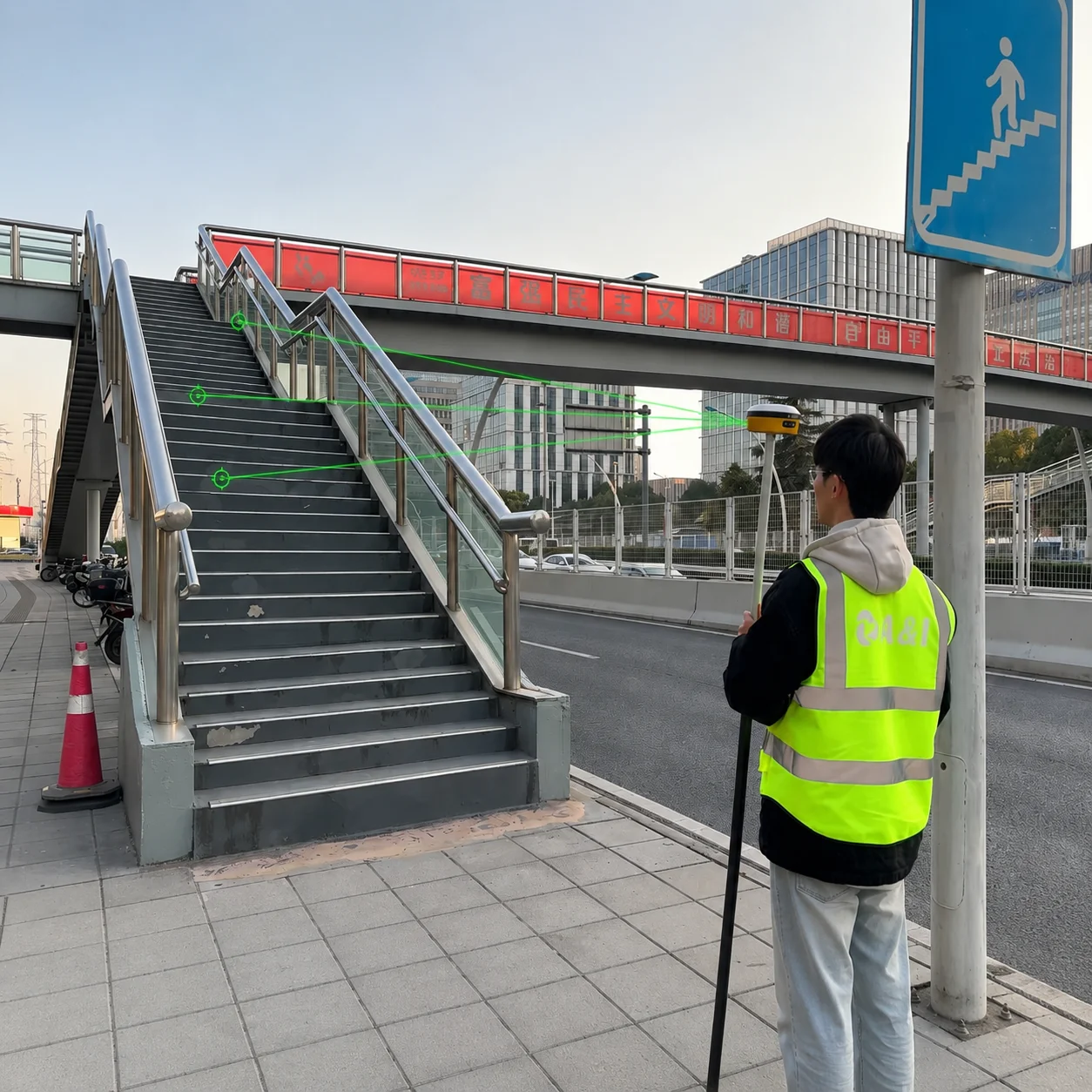 A&I AL16 Laser AR15 AR Stakeout Base And Rover Set High Precision Surveying 3-Month Free Software Gnss GPS RTK