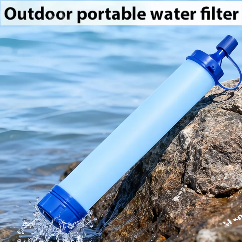 فلتر مياه صغير محمول للتخييم والمشي لمسافات طويلة وتنقية البقاء على قيد الحياة لوازم الطوارئ خفيفة الوزن لتنقية المياه أثناء السفر #1