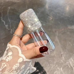 60ml Plastic Spray Bottle Artificial Diamond Set Toner Makeup Remover Water Bottle Travel Portable Liquid Dispenser Bottle
