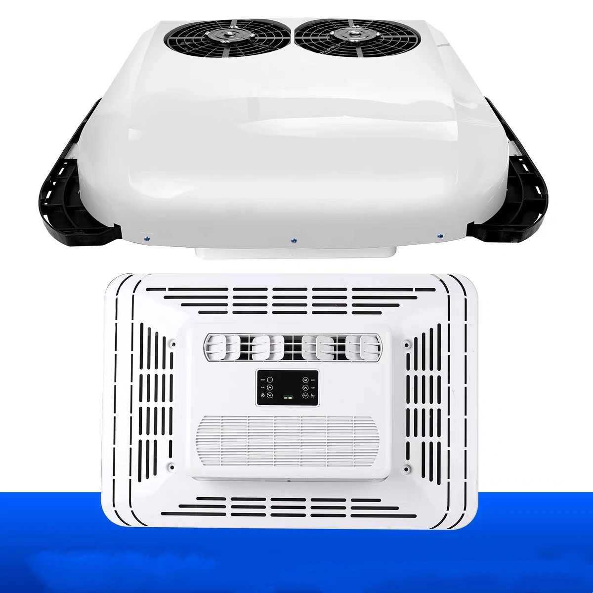 RV Air Conditioner 12/24V Battery Powered Energy Saving Portable Rooftop AC  for Truck Campervan
