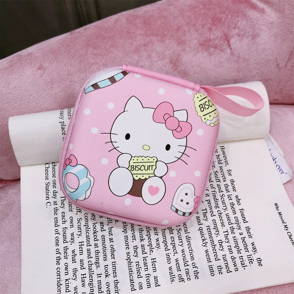 9.5x9.5cm EVA Zipper Bag Storage Case For Airpods U Disk Data Cable Bluetooth Headset Organizer Portable Earphone Box