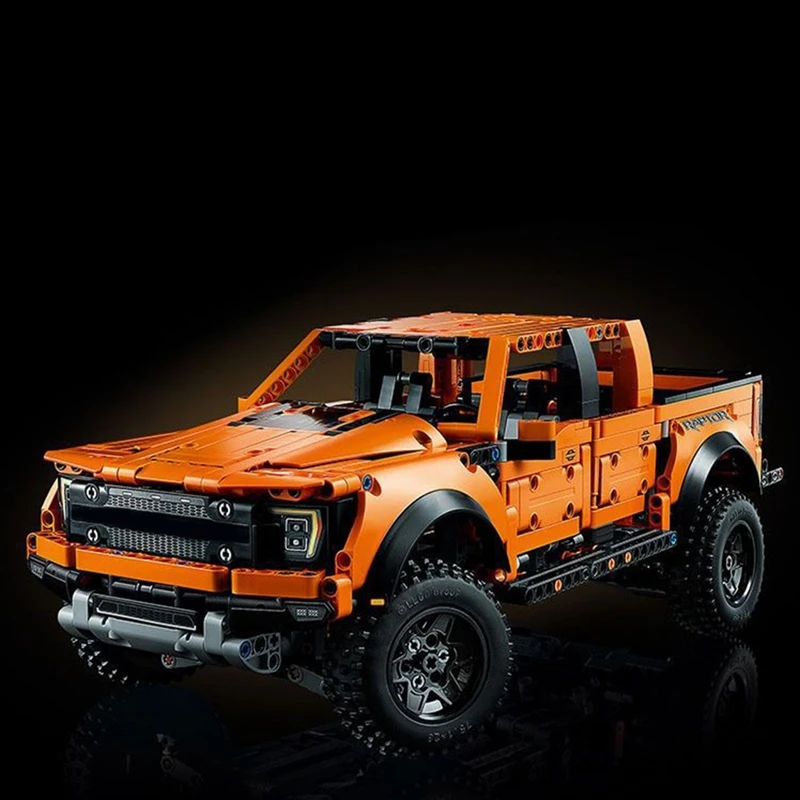 1379PCS Technical Car For Ford Raptor Truck Car Building Blocks 42126 MOC Trailer Assemble Bricks Toys Gift For Kids Easy To Use