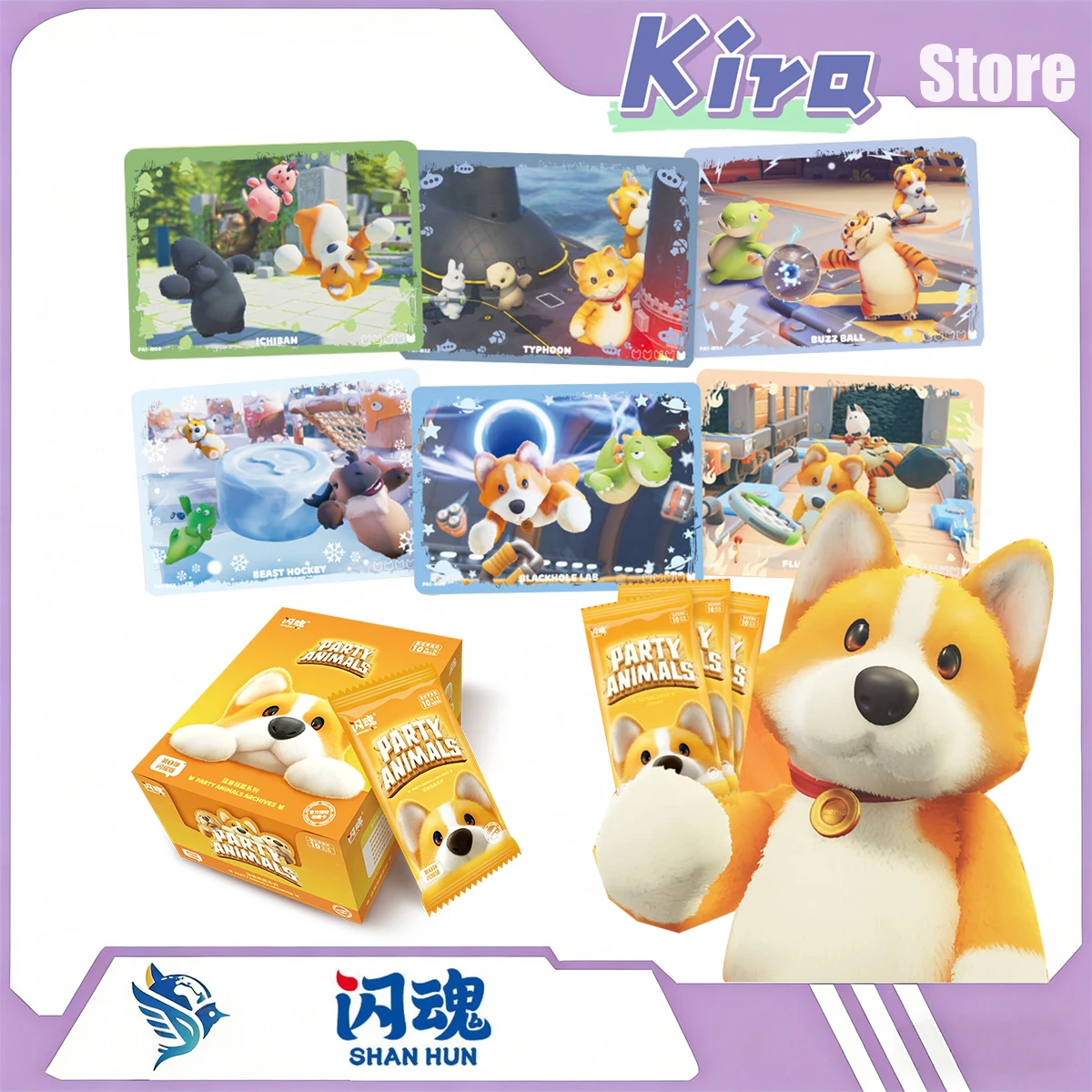 shiningsoul-the-savage-party-la-serie-di-profili-di-bestie-carte-da-collezione-in-stile-carino-e-rilassante-giocattoli-regalo-a-sorpresa-per-bambini