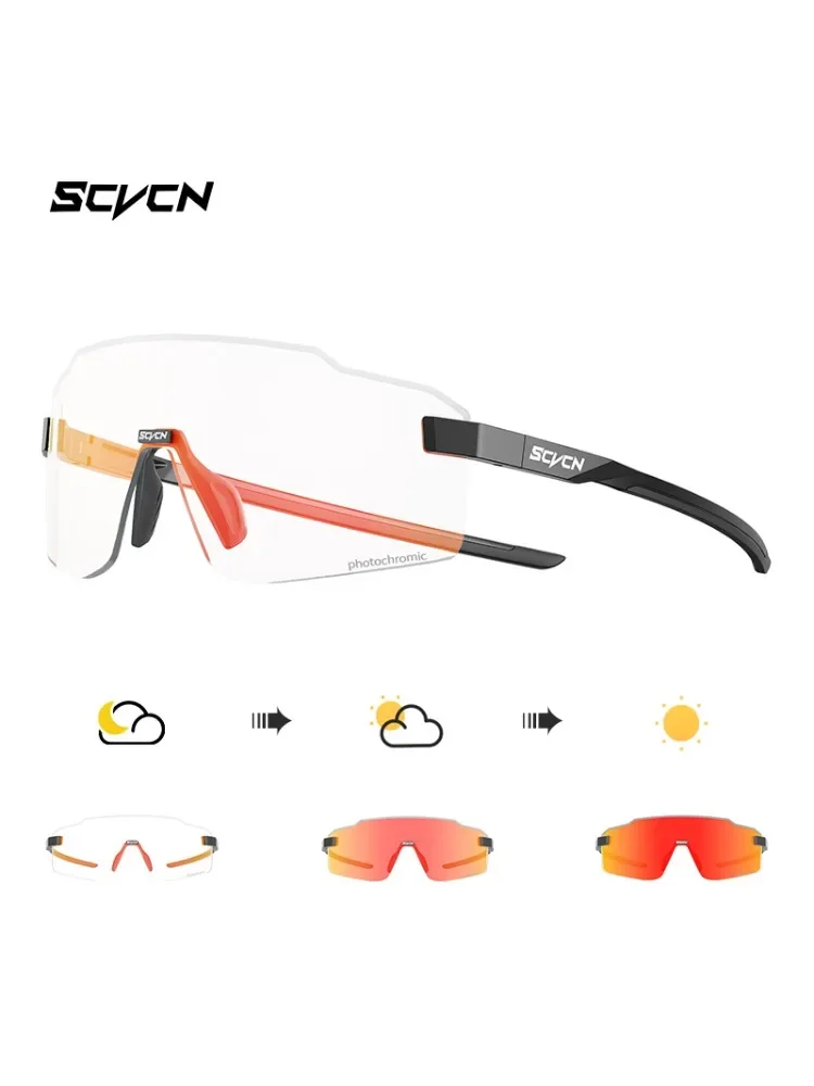 AliExpress kapvoe SCVCN Photochromic Cycling Glasses UV400 Sunglasses for Men Cycling Road Mountain Bike Glasses and Women Casual Hiking Windproof