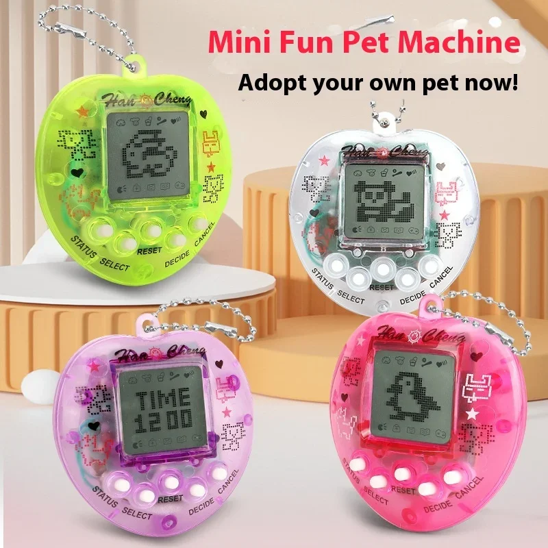MAIS VENDIDO: Chaveiro de Bichinhos Virtuais para Crianças, Presente de Aniversário, Brinquedo Eletrônico Digital, Máquina de Jogo Portátil Retrô de Natal