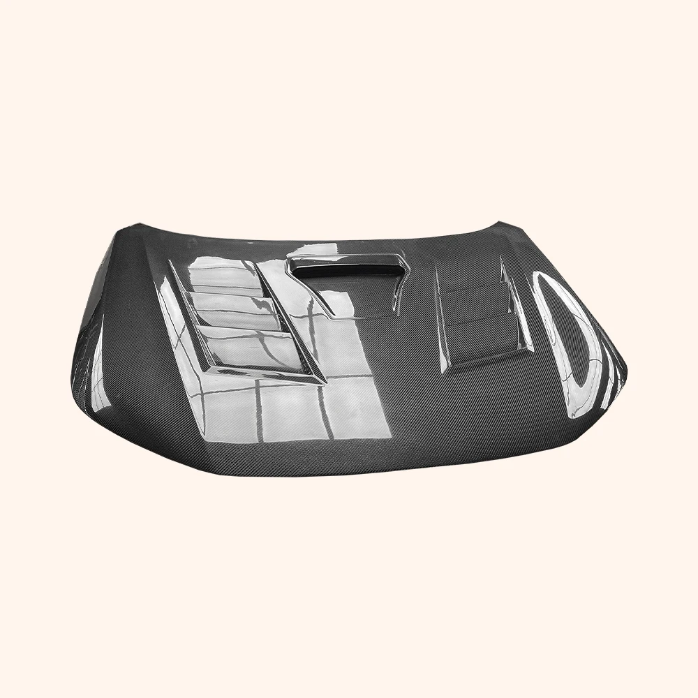 AM نمط الجبهة غطاء التبريد لهوندا ل سيفيك FE1 FL1 هاتشباك سيدان 2023-24 أجزاء الجسم الكربون #4