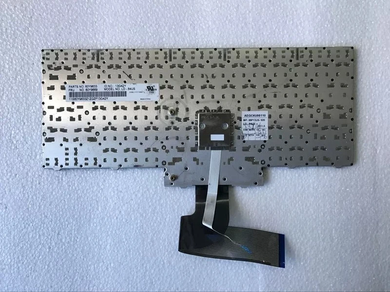B=For Replacement Laptop Keyboad  Lenovo IBM Thinkpad Edge 14 15 E40 E50 Seies P/N 60Y9669 60Y9633