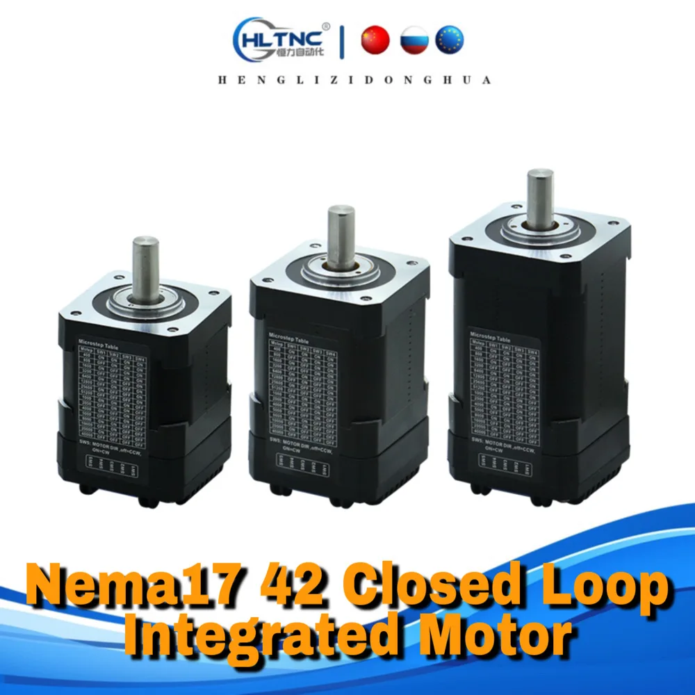 

Шаговый двигатель Nema17 с замкнутым контуром, 42 мм, 0,45, 0,6, нм, 2 А, со встроенным гибридным сервоприводом и кодировщиком для 3D-принтера с ЧПУ, 1 шт.