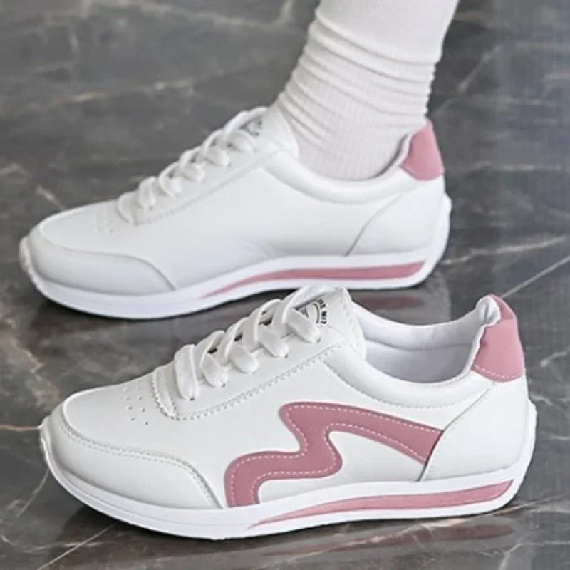 2024 White Sneakers Lightweight Comfortable Breathable Thin Strap Casual Sneakers Women's  Shoes Tennis Shoes 35-43