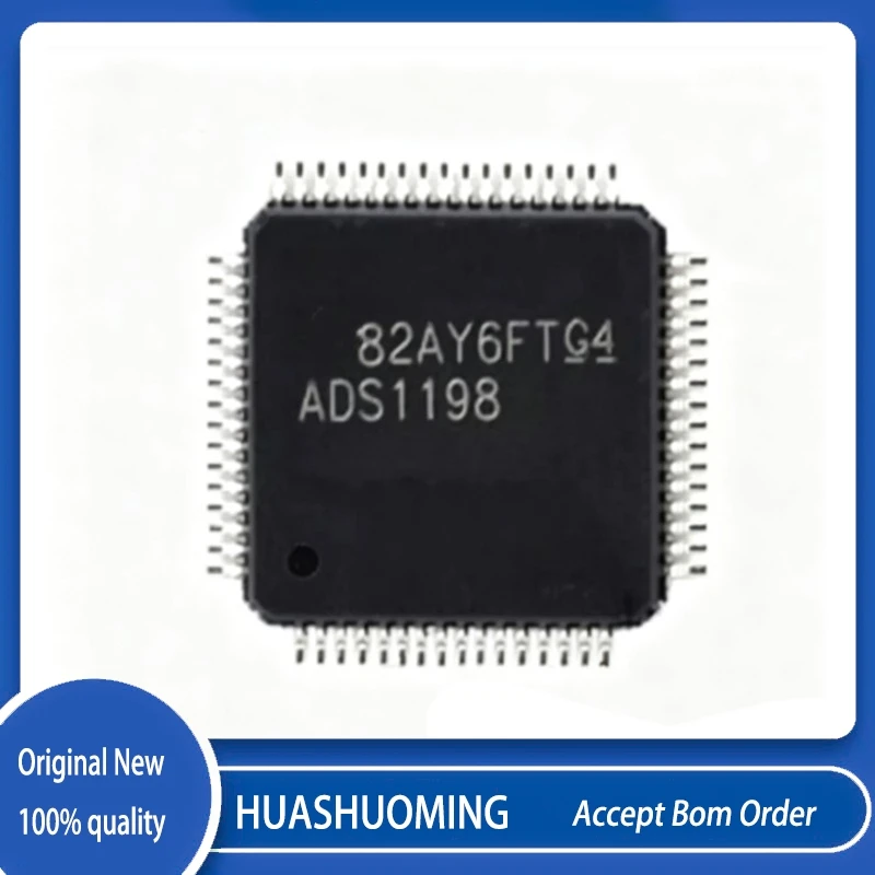 1Pcs/Lot  ADS1198CPAGR  ADS1198  TQFP-64