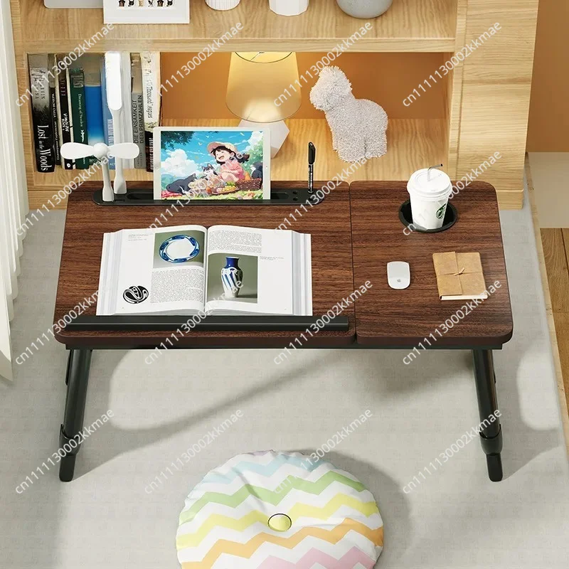 Folding Five-speed Adjustment Lift Bed Small Table Study Desk Bedroom Computer Dormitory Student Reading Table