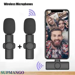 X11 Professional Wireless Lavalier Microphone for iPhone iPad Laptop Android Live Gaming Video Recording Interview Business Mic