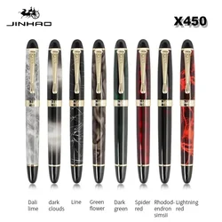 Jinhao X450 Fountain Pen Luxury Elegant Pens 1.0mm Oblique/M Type Fine Iraurita Nib Office School Writing Supplies Stationery