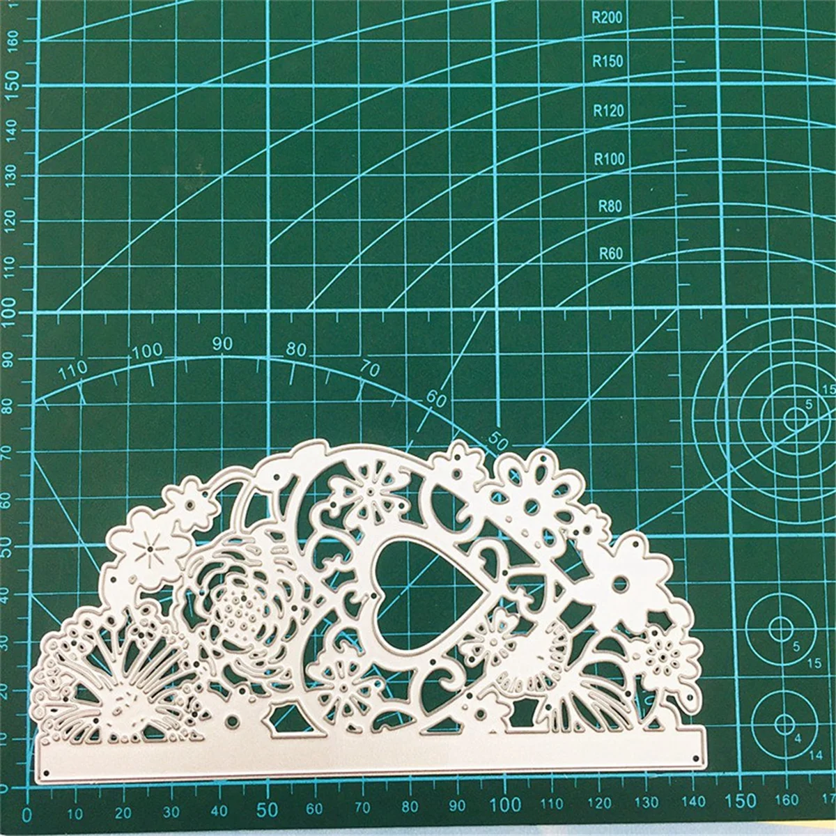 DIY Lace Love Greeting Card Lace Metal Embossing DIY Carbon Steel Knife Die Embossing Knife Die Template