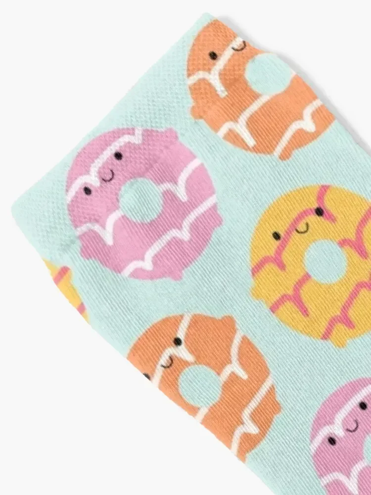 Kawaii Party Rings Biscuits Socks Climbing soccer anti-slip Novelties hip hop Socks Male Women's