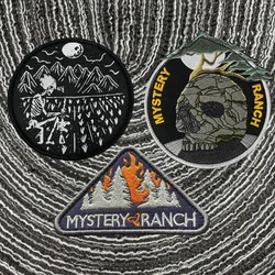 Lead Farmer Morale Badge Embroidered Hook&Loop Patch Mystery Ranch Skull Tactical Patches Outdoor Backpack Decoration Stickers