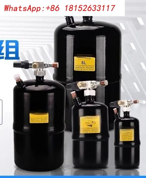 ضاغط تكييف الهواء المركزي خزان المبردات وحدة التبريد خزان الفريون وعاء ملحوم عمودي