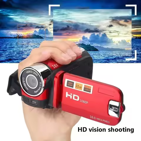 1080P Full HD Digital Camera 270° Rotation DV Video Recorder 16X Digital Zoom CMOS Sensor 2.7inch Touch Screen Digital Camcorder