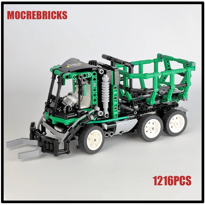 MOC City Road Vehicles 8479 Barcode Truck Building Blocks Technology Engineering Cars Model Kid's Bricks Toys DIY Xmas Gifts