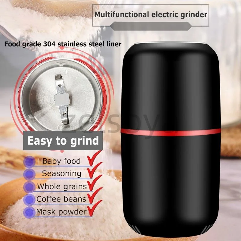 

Electric bean grinder Coffee machine Home hand grinder hand coffee bean grinder Portable automatic grinder