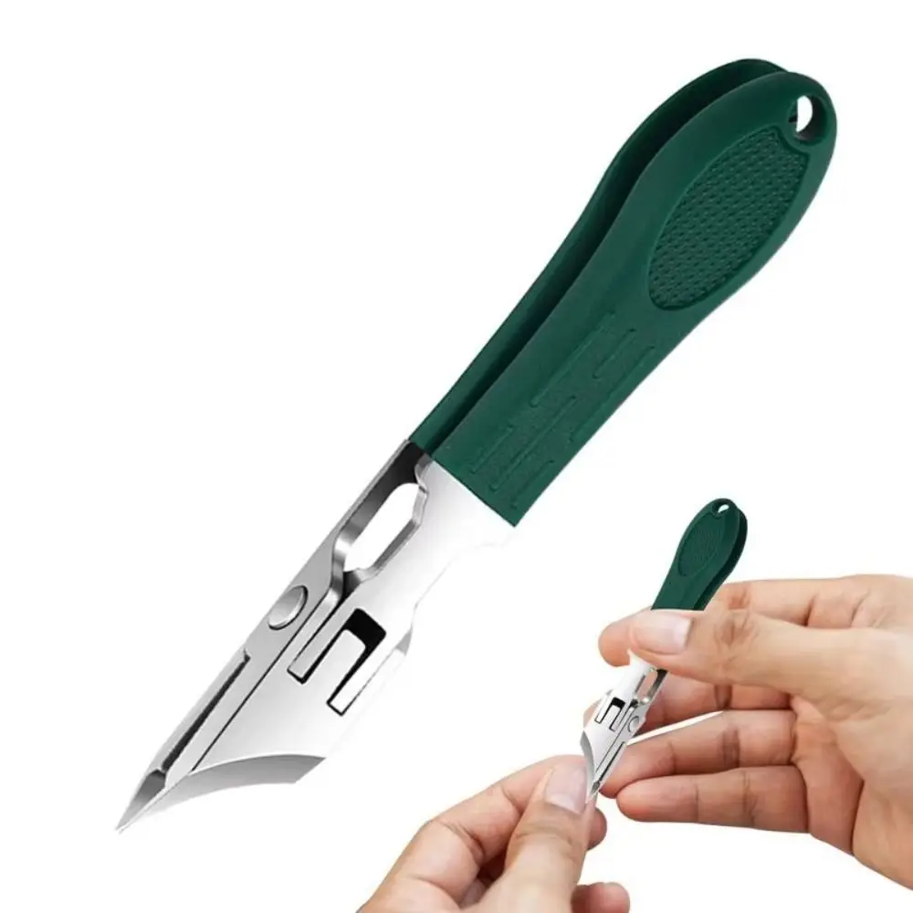 

Professional Anti-Splash Slant Edge Nail Clipper Stainless Steel Trim Nails Fingernail Clipper Eagle Beak Manicure Tool