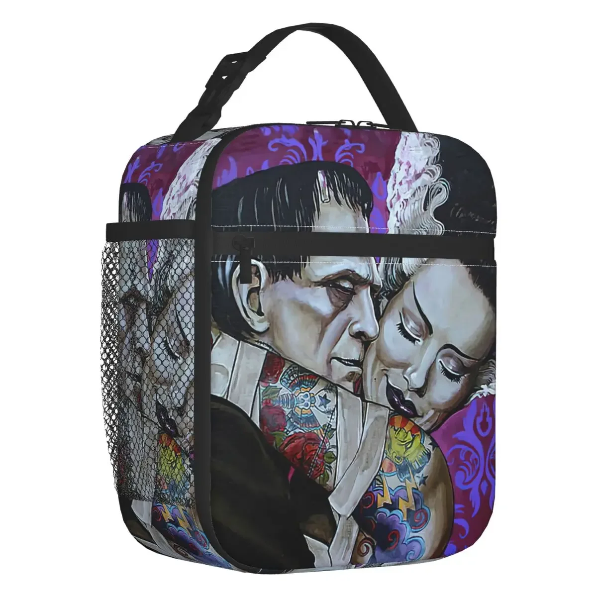 Bride Of Frankenstein Thermal Insulated Lunch Bags Science Fiction Horror Film Resuable Lunch Tote Work School Travel Food Box