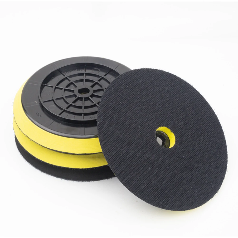 2pcs 5inch/6Inch Buffer Pads Polished Disc Backing Pads For Cordless Buffer Polishers Accessories Easy Installation