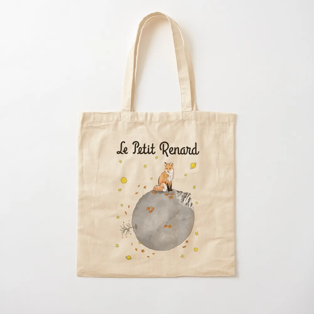 

Le Petit Renard Tote Bag personalized tote great Customizable reusable shopping bags Canvas