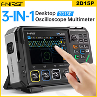 FNIRSI 2D15P Touch Screen Digital Oscilloscope Multimeter Signal Generator 3-in-1 Dual Channel 100MHz 500MSa/s 20000 Counts