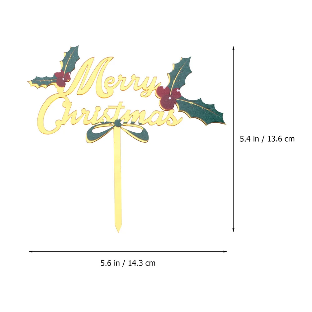 ท็อปเปอร์เค้กคริสต์มาสอะคริลิค 5 ชิ้น ของตกแต่งเค้กคัพเค้กสุดสร้างสรรค์ ของตกแต่งเค้กคริสต์มาส ท็อปเปอร์อาหาร ท็อปเปอร์ขนมหวาน ท็อปเปอร์คัพเค้ก