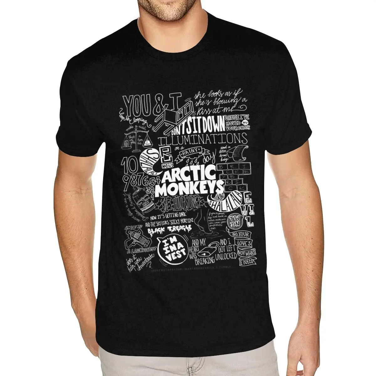 

Футболки с изображением арктических обезьян, рубашки маленького размера для мальчиков из натурального хлопка