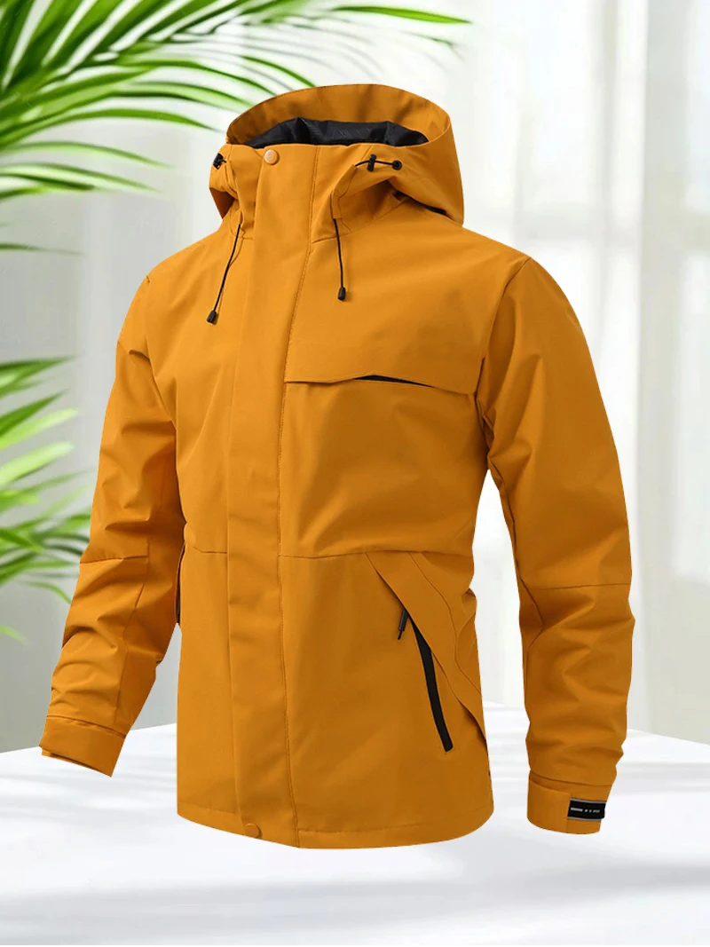 

Мужская походная куртка, легкая уличная ветрозащитная куртка с капюшоном, мужская весенне-осенняя верхняя одежда, тонкие пальто для треккинга, кемпинга