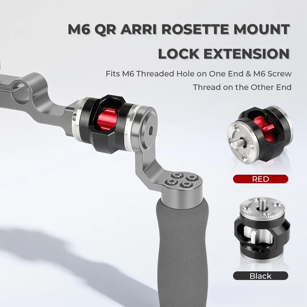 

CAMVATE Крепление-удлинитель с двойной розеткой ARRI с наружной и внутренней резьбой M6 для крепления ручки