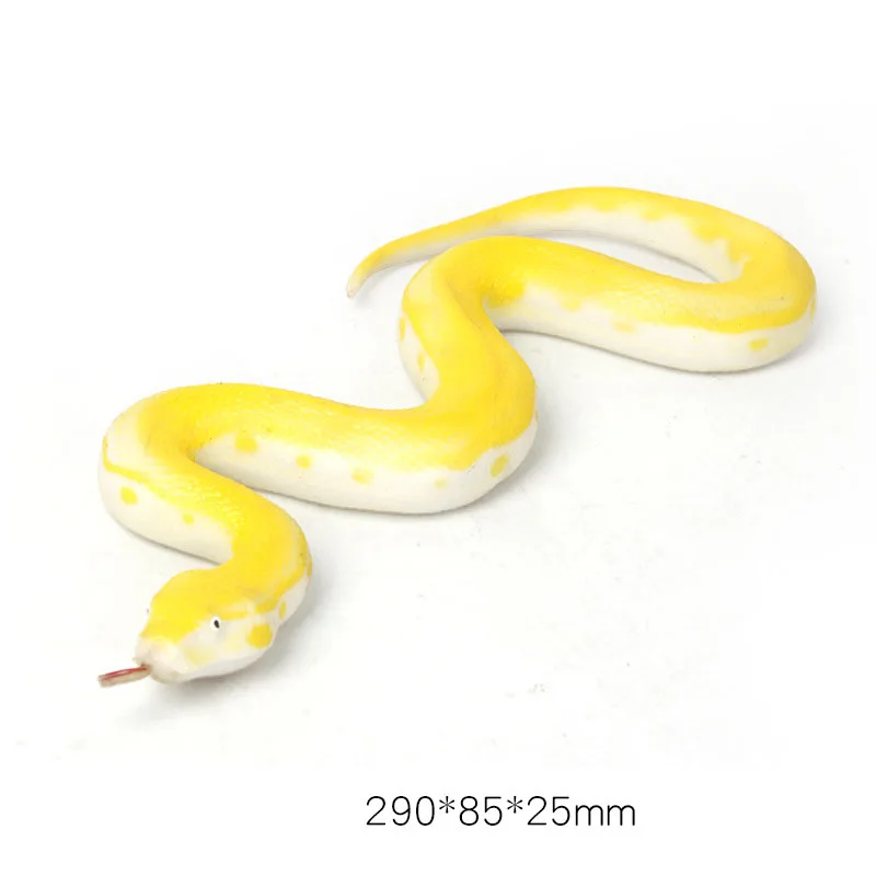 New Simulation Snake Model Toys Realistic Snake Children Early Education Cognitive Puzzle Animal Halloween Home Decoration