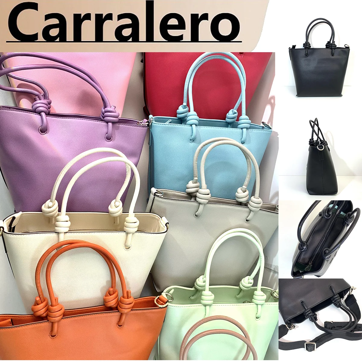 Carralero brand bag, fashionable and simple shoulder bag size Audree fashion trend product size style