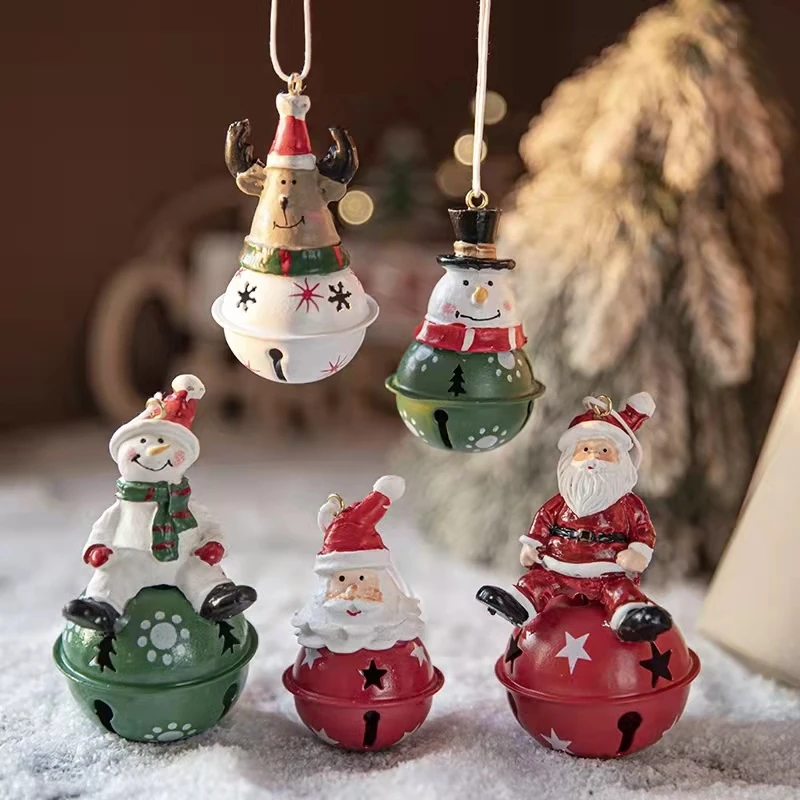 

Festival Party Supplies Christmas Snowman Bell Pendant Creative Decorations Tree Pendant