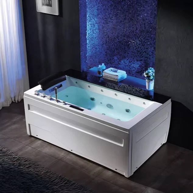 

Acrylic Waterfall Jacuzzis Indoor For 1person Spa