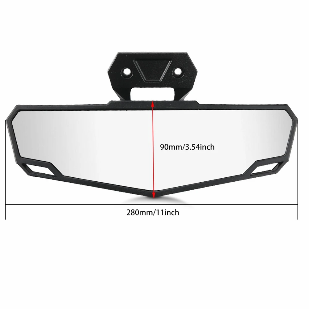 Center Rear View Mirror 2883763 Rearview Mirror Replacement Parts for Polaris RZR Pro R R 4 RZR Pro XP 4 Easy Installation