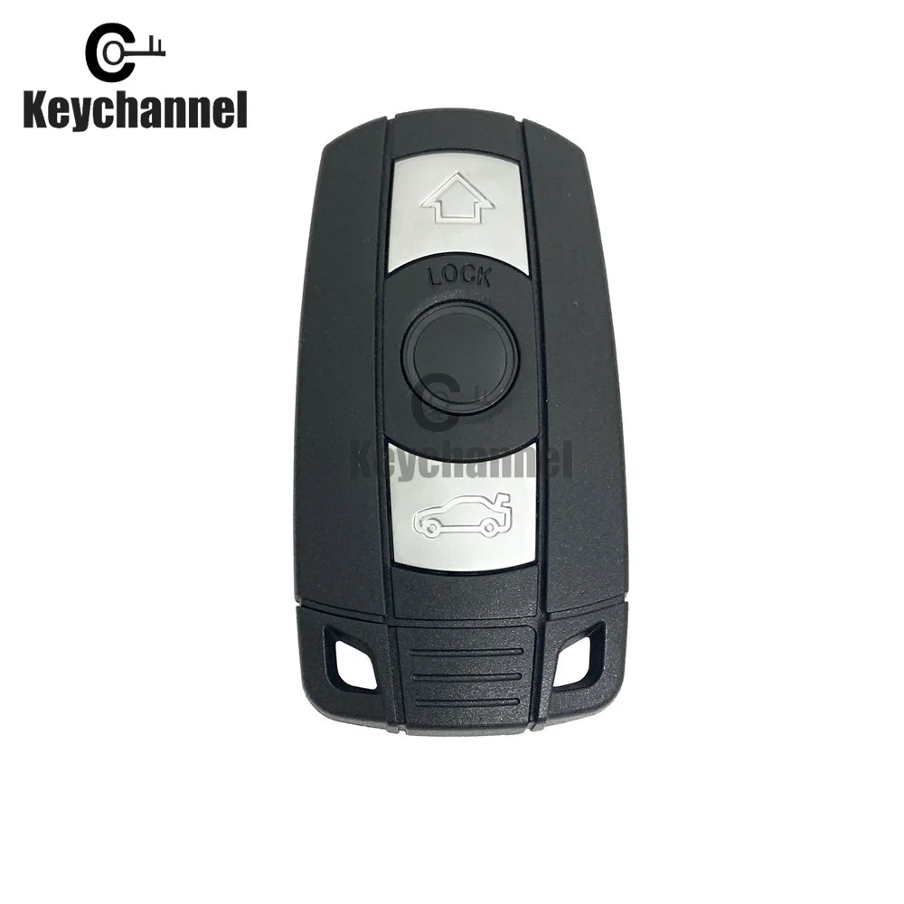 Keychannel Coquille de Clé À Distance de Voiture 3 Boutons Boîtier HU92 Clé pour BMW 1 3 5 6 Série E90 E91 E92 E60 E70 E71 E72 E82 E87 E88 E89