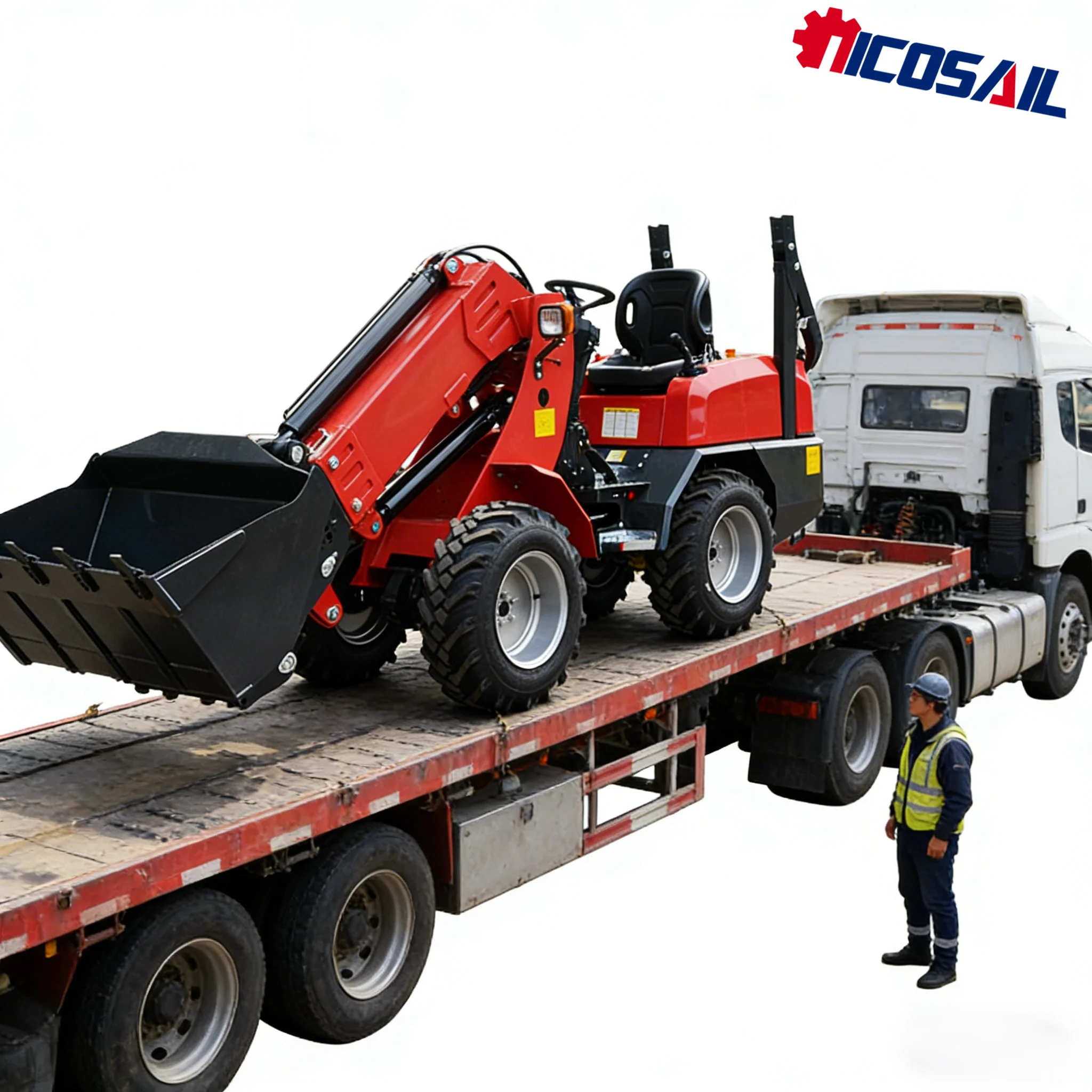 

800kg Mini Telescopic Wheel Loader CE Certified for Garden Farm Construction