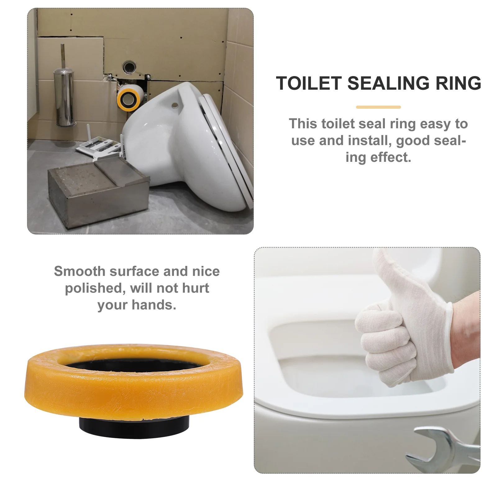 Sealing Ring Toilet Flange Household Accessory Accessories Floor Mount Installation Wax Practical