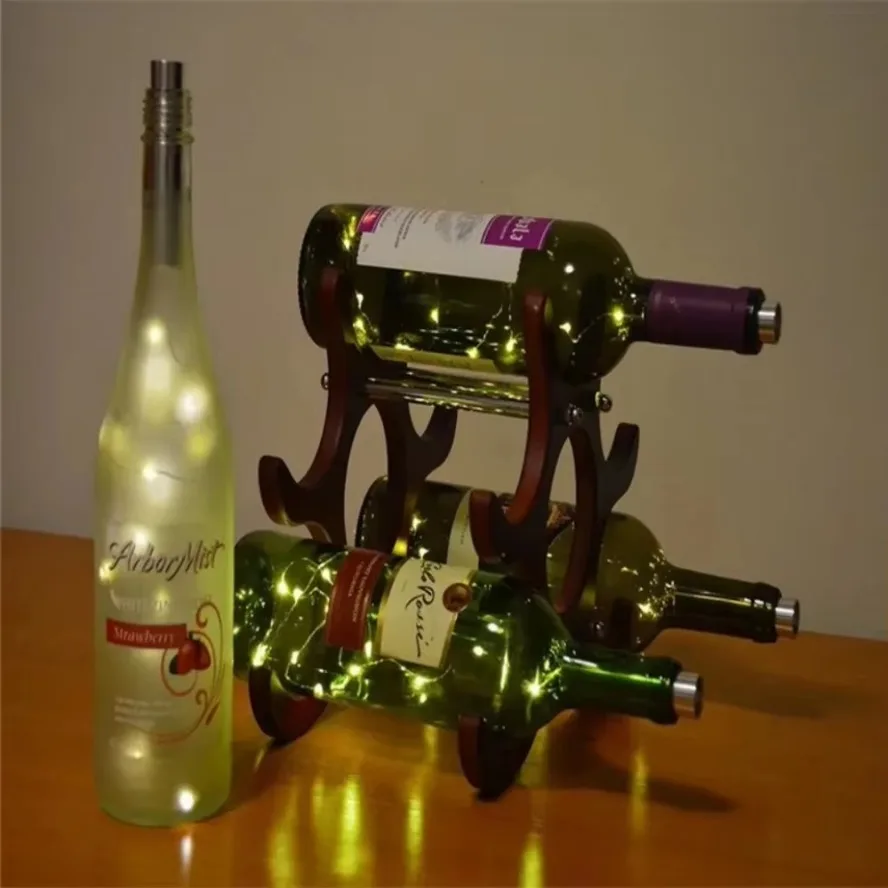 1/2/3M LED Wine Bottle Cork Starry Light String Battery Power Supply for Festival Christmas Decoration Copper Wire Night Light