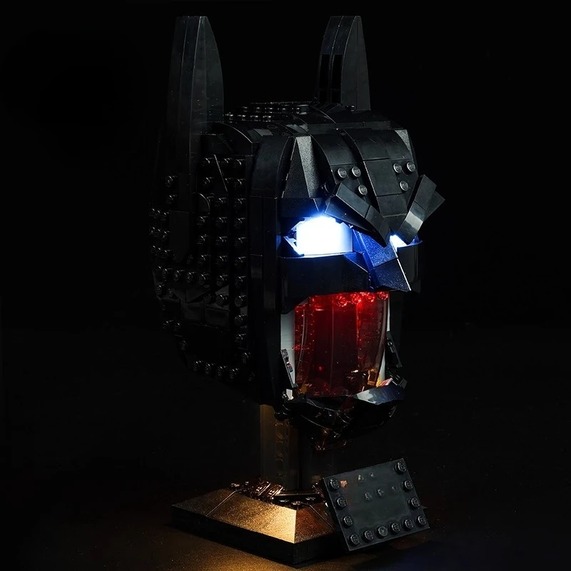 مجموعة إضاءة LED مناسبة لـ LEGO Batman Batman Cowl 76182 (لا تشمل مكعبات البناء) #3