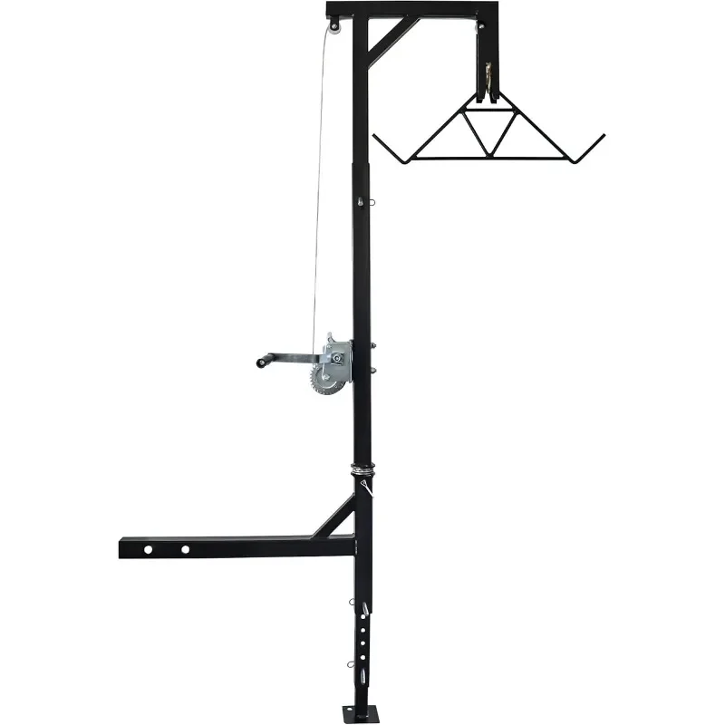 

Truck Hitch Game Hoist & Gambrel - 500lbs with 360 Degree Swivel - Complete Hoist Kit (Included Winch/Gambrel)