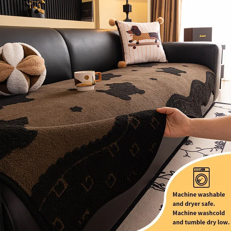 1PC-Vier saison universal unregelmäßige sofa kissen Französisch retro kissen feste anti-rutsch gerade reihe kissen