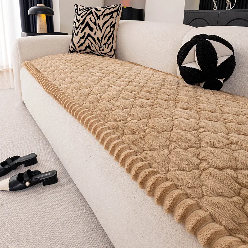 Couch Cover for Dogs Washable, Non Slip Fuzzy Pet Sofa Protector, Soft Thick Furniture Cover for Sofa, Loveseat and Sectional